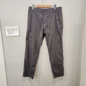 Birddogs Pants Stretch Tag 32x30 Fits 32x28 Gray Cotton Nylon Blend Mens Golf